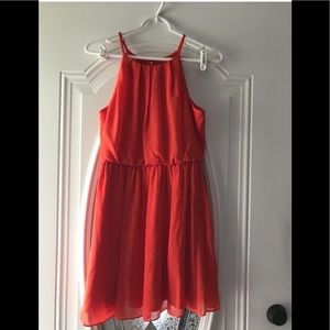 Orange dress very comfortable